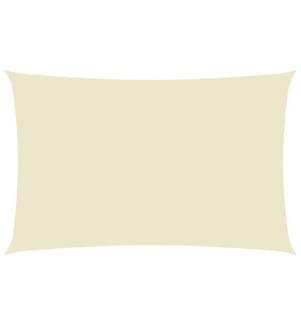 Sonnensegel Oxford-Gewebe Rechteckig 3x6 m Creme