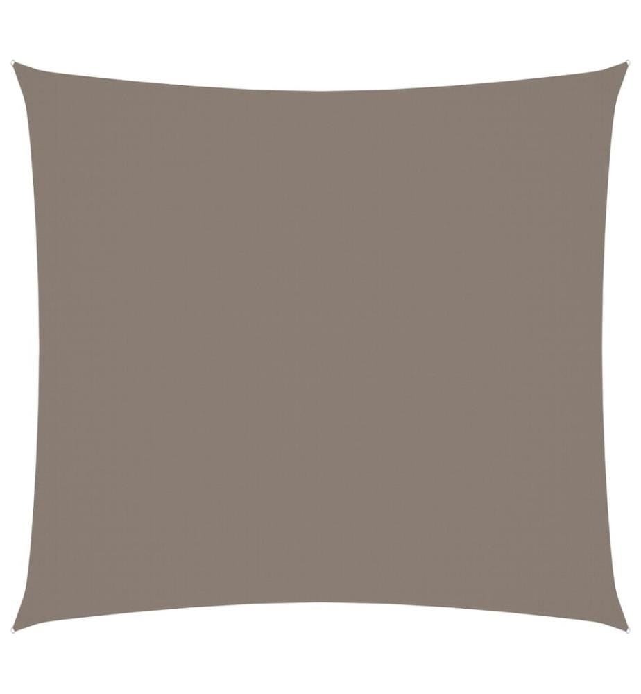 Sonnensegel Oxford-Gewebe Quadratisch 4x4 m Taupe