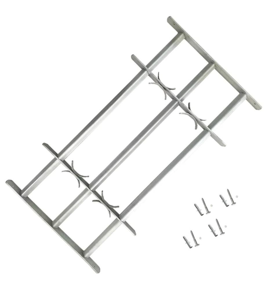 Grille réglable de sécurité de fenêtres et 3 barres 1000-1500mm
