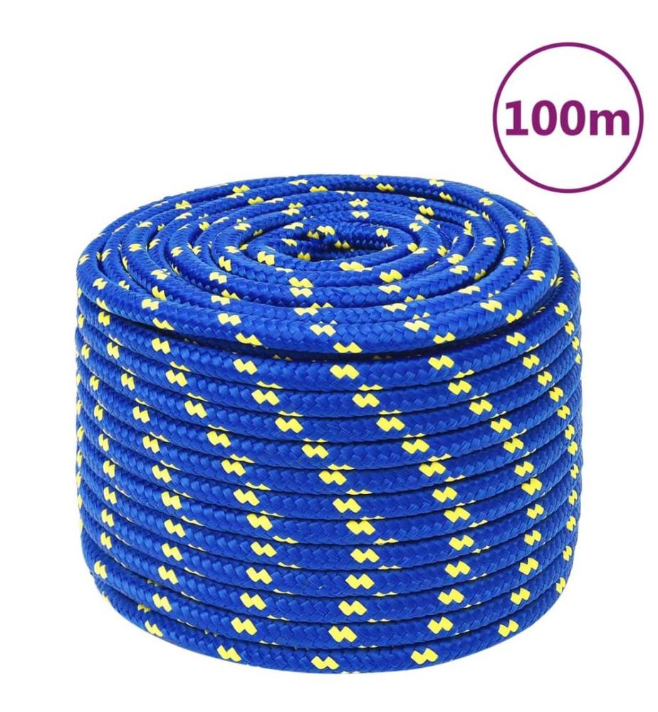 Bootsseil Blau 12 mm 100 m Polypropylen