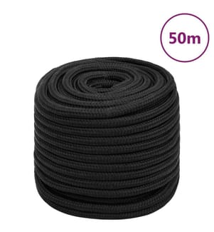 Bootsseil Schwarz 18 mm 50 m Polypropylen