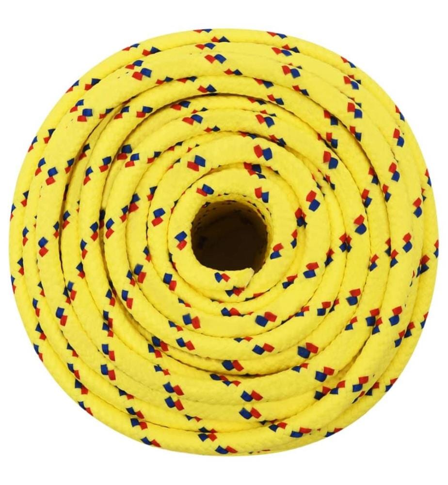 Bootsseil Gelb 12 mm 100 m Polypropylen