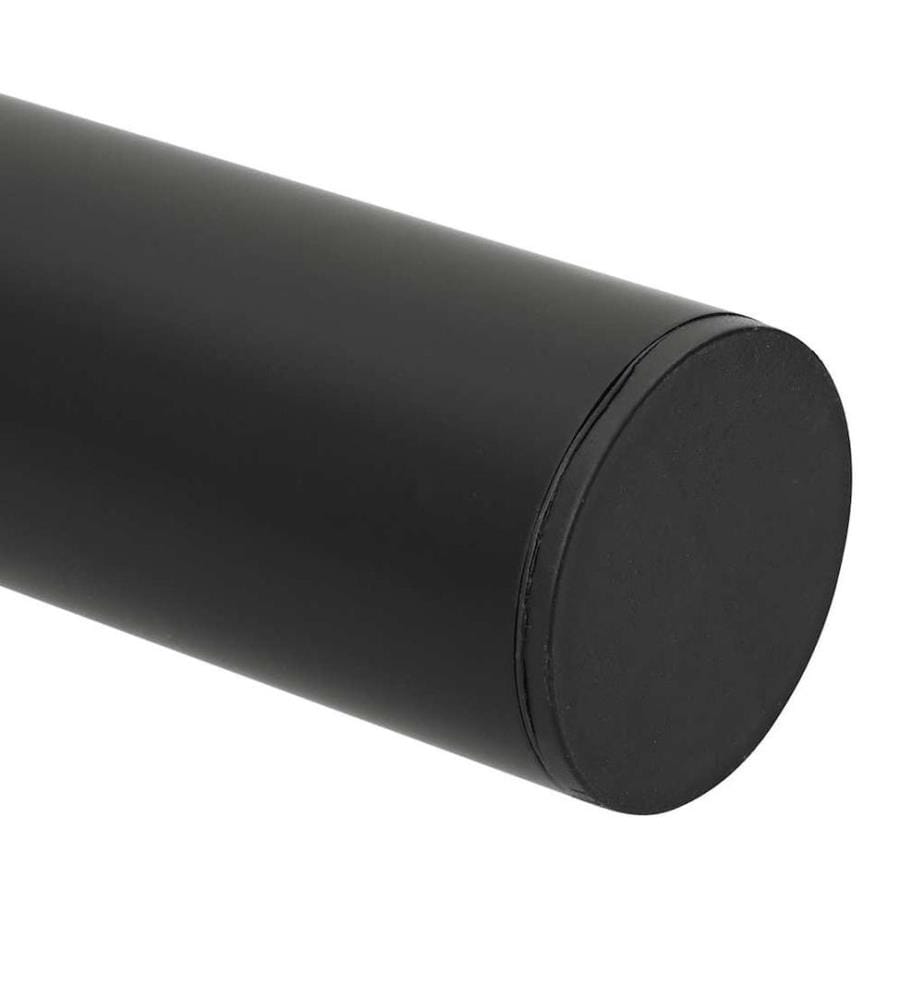 Pied de table télescopique 2 pcs Noir 710 mm - 1100 mm