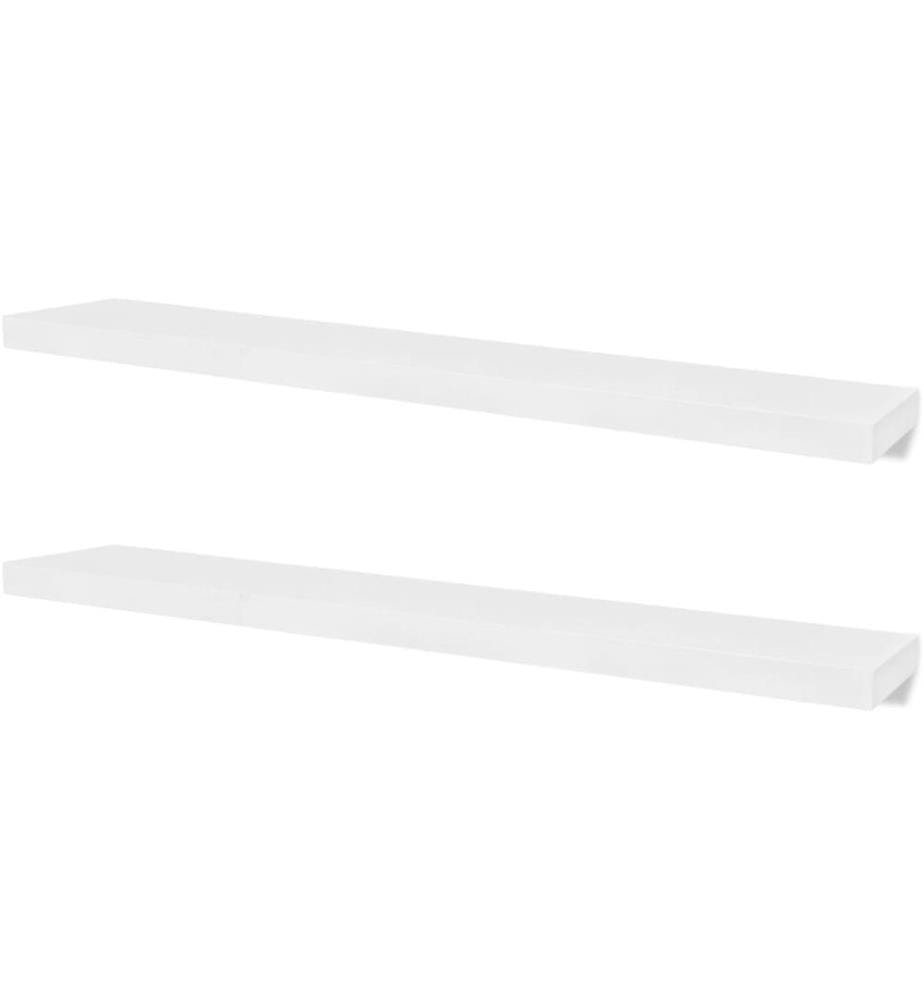Wandregale 2 Stk. MDF Weiss