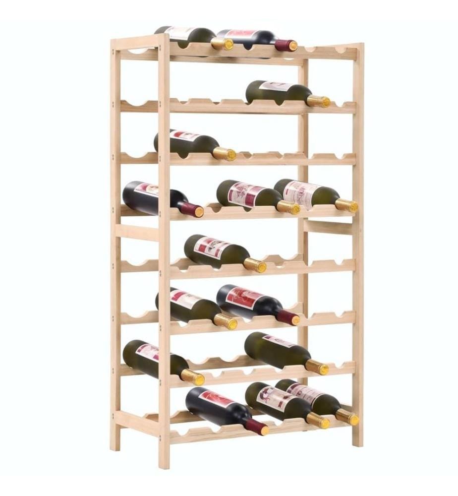 Casier à bouteilles Bois de cèdre 57,5 x 28 x 102 cm