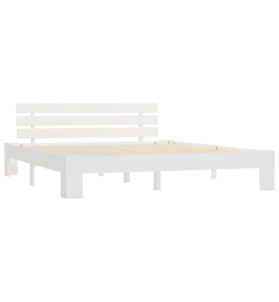Massivholzbett Weiss Kiefer 160x200 cm
