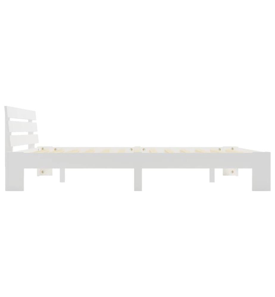 Massivholzbett Weiss Kiefer 160x200 cm