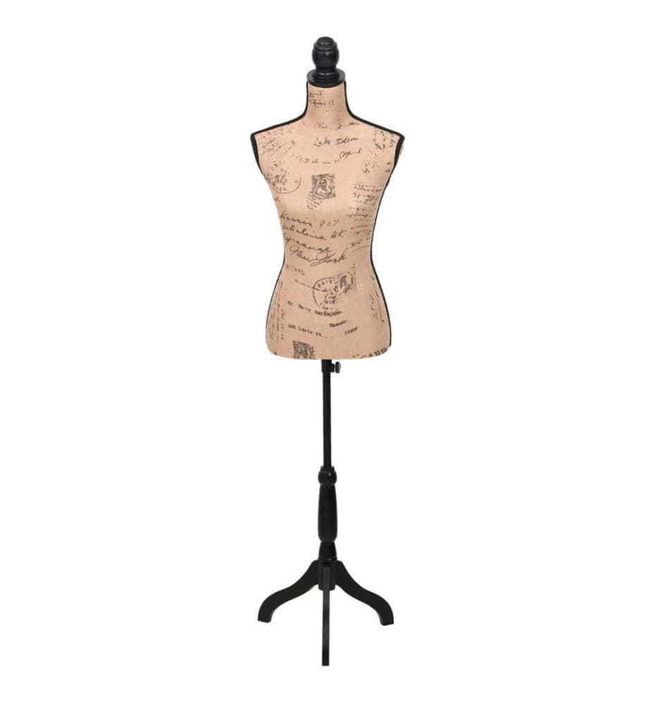 Damenbüste Schneiderpuppe Büste Torso Angezogen Mannequin Jute