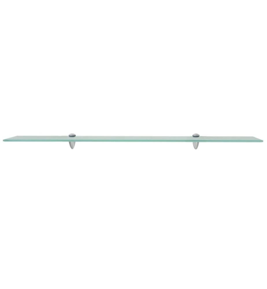 Schweberegale 2 Stk. Glas 100x10 cm 8 mm