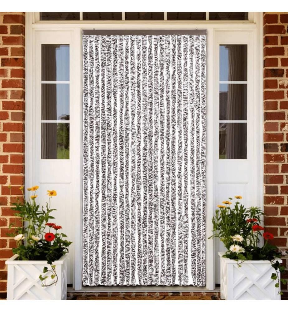 Moustiquaire Marron et beige 90x200 cm Chenille
