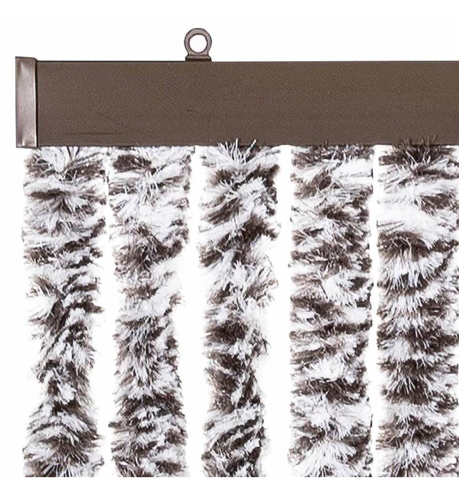 Moustiquaire Marron et beige 90x200 cm Chenille