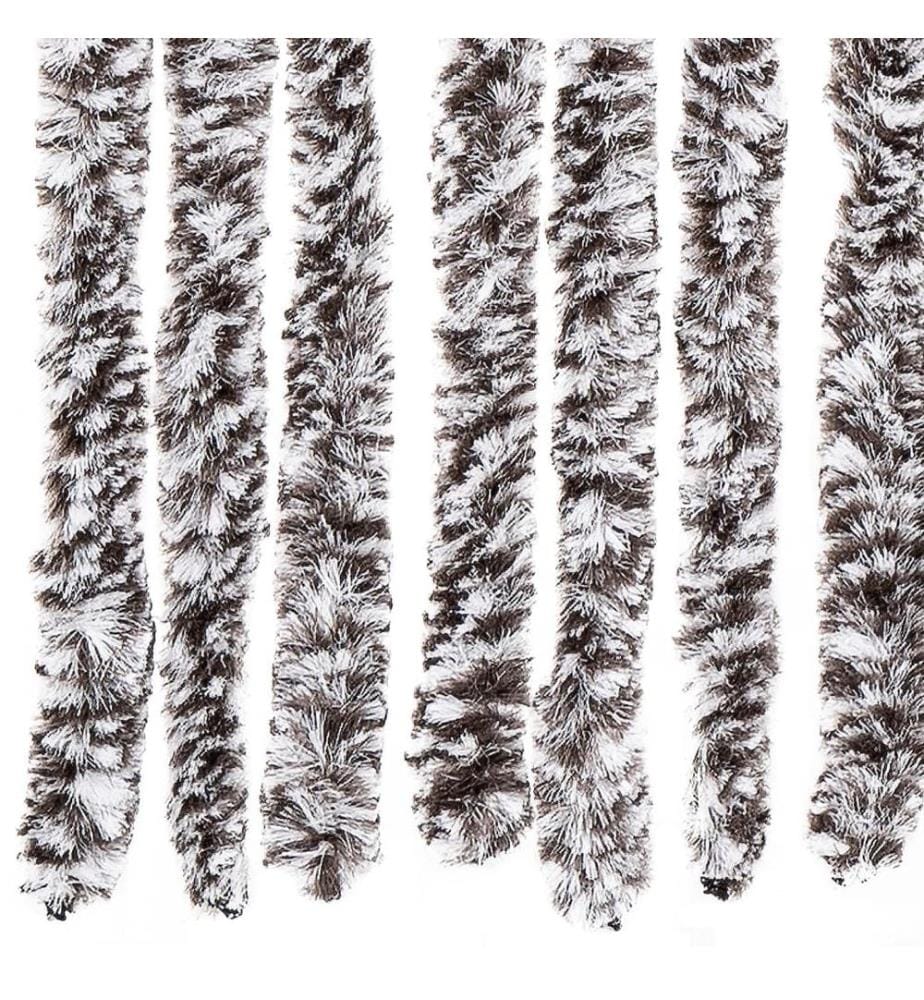 Moustiquaire Marron et beige 90x200 cm Chenille