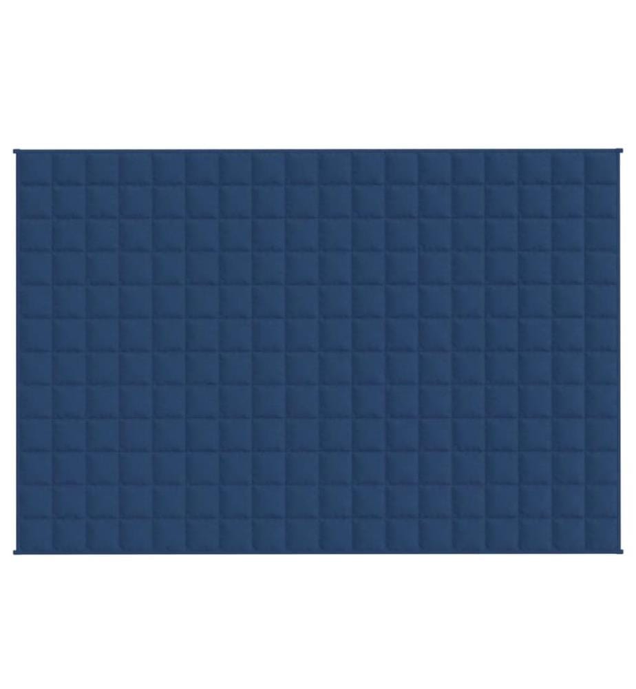 Gewichtsdecke Blau 135x200 cm 10 kg Stoff