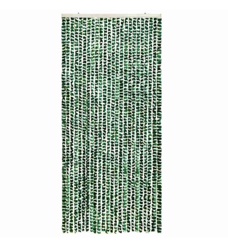 Moustiquaire Vert et blanc 90x220 cm Chenille