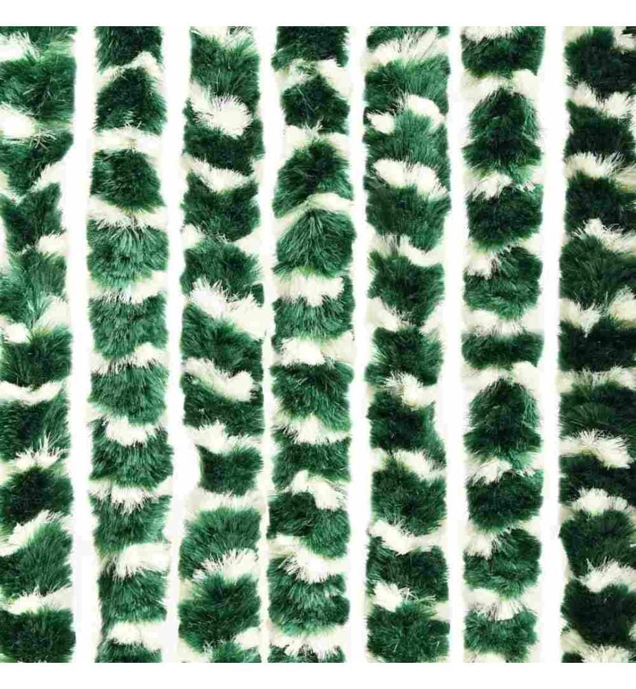 Moustiquaire Vert et blanc 90x220 cm Chenille