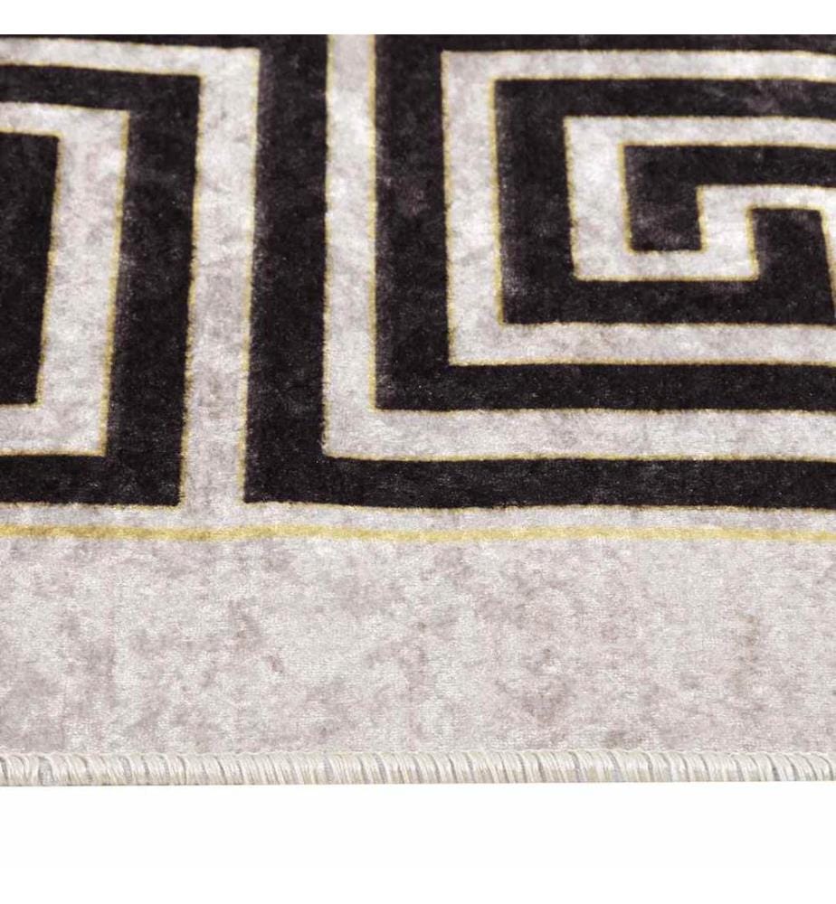 Teppich Waschbar 190x300 cm Hellbeige Rutschfest
