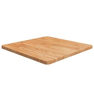Tischplatte Quadratisch Hellbraun 60x60x2,5cm Behandelte Eiche