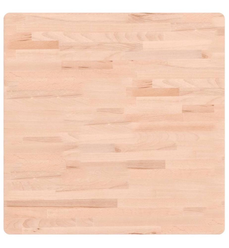 Tischplatte 70x70x2,5 cm Quadratisch Massivholz Buche