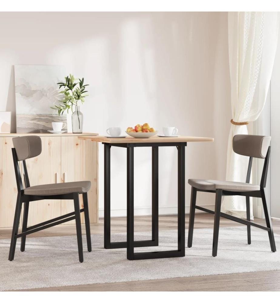 Esstisch-Gestell in O-Form 50x40x73 cm Stahl