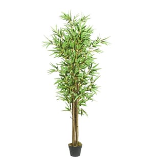 Bambou artificiel 1288 feuilles 180 cm vert