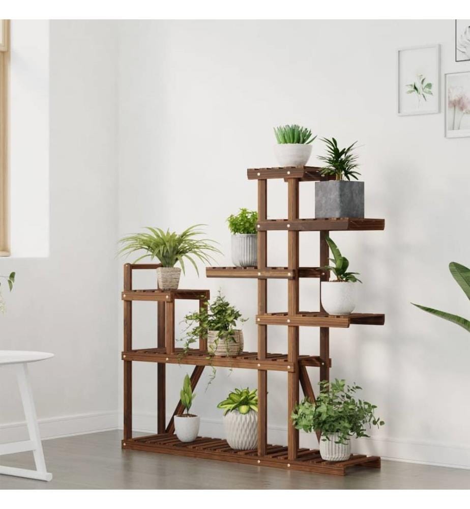 Blumenständer 110x25x111 cm Massivholz Tanne