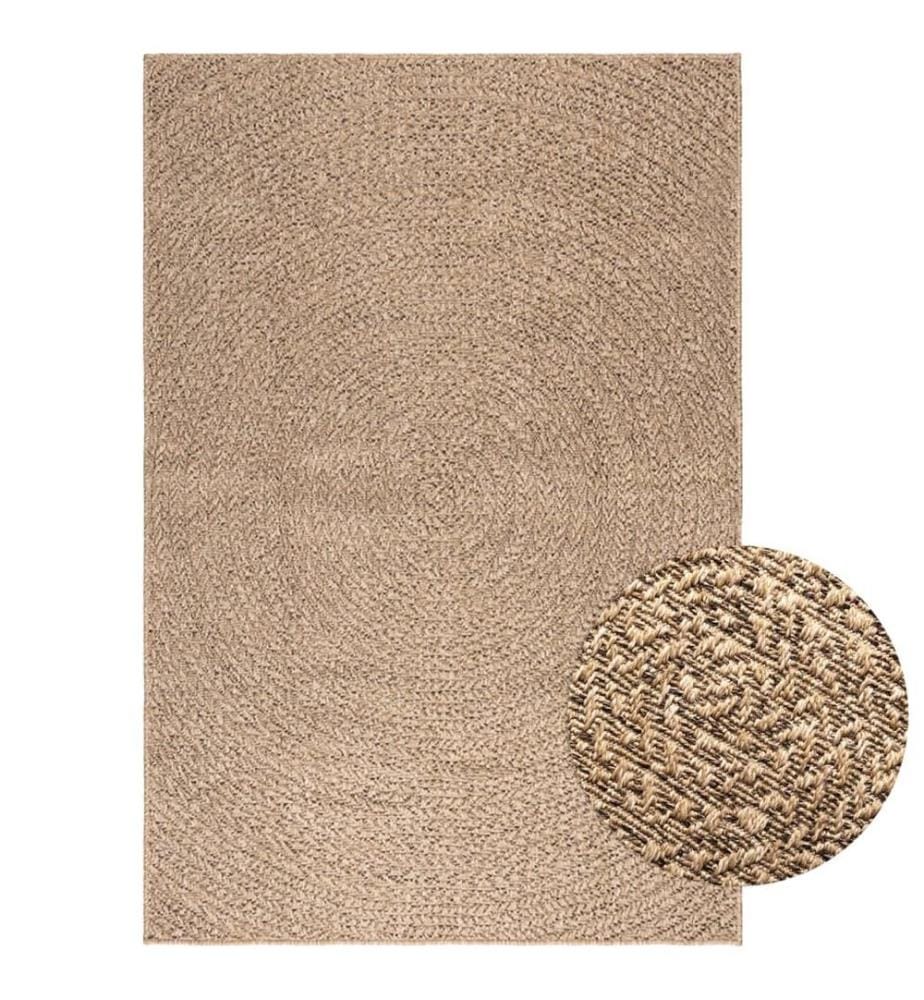 Tapis ZIZUR 120x170 cm aspect de jute intérieur et extérieur