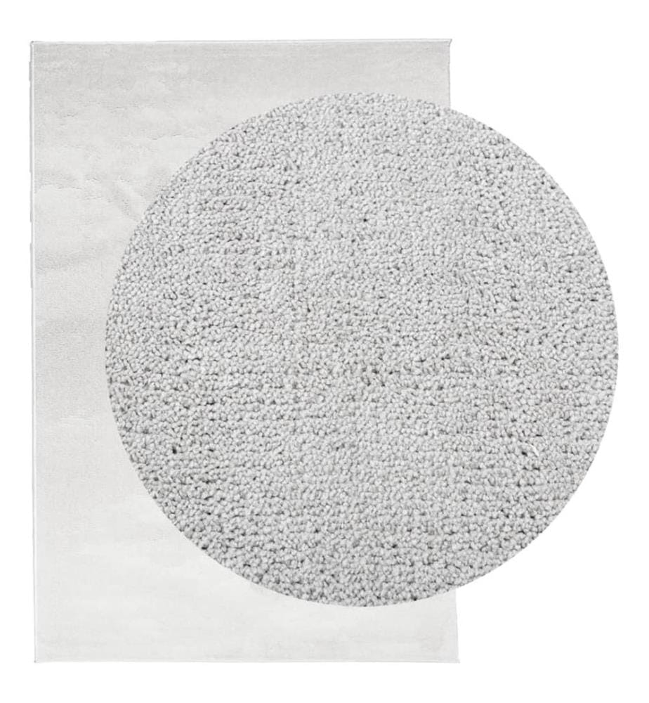 Tapis OVIEDO à poils courts gris 140x200 cm