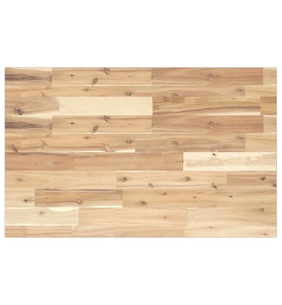 Tischplatte Rechteckig 100x50x2 cm Massivholz Akazie