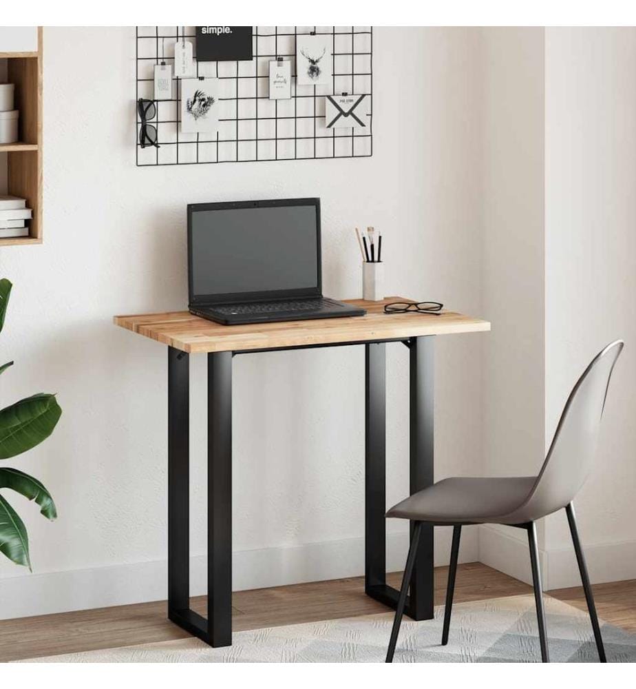 Tischplatte Rechteckig 100x50x2 cm Massivholz Akazie