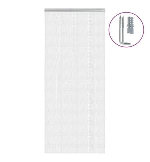 Moustiquaire de porte à chaîne 90x212 cm aluminium