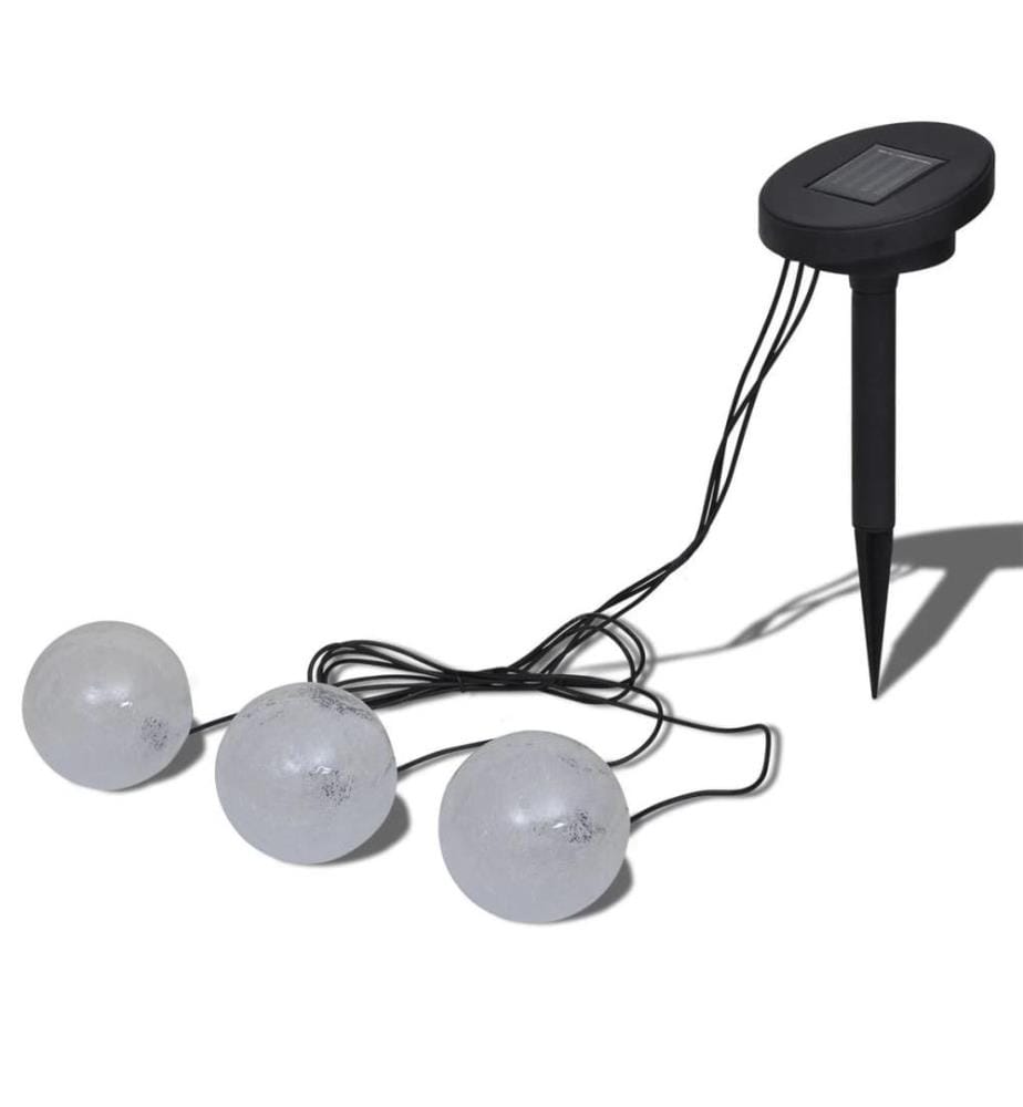 Boules solaires flottantes 3 LED pour étang piscine