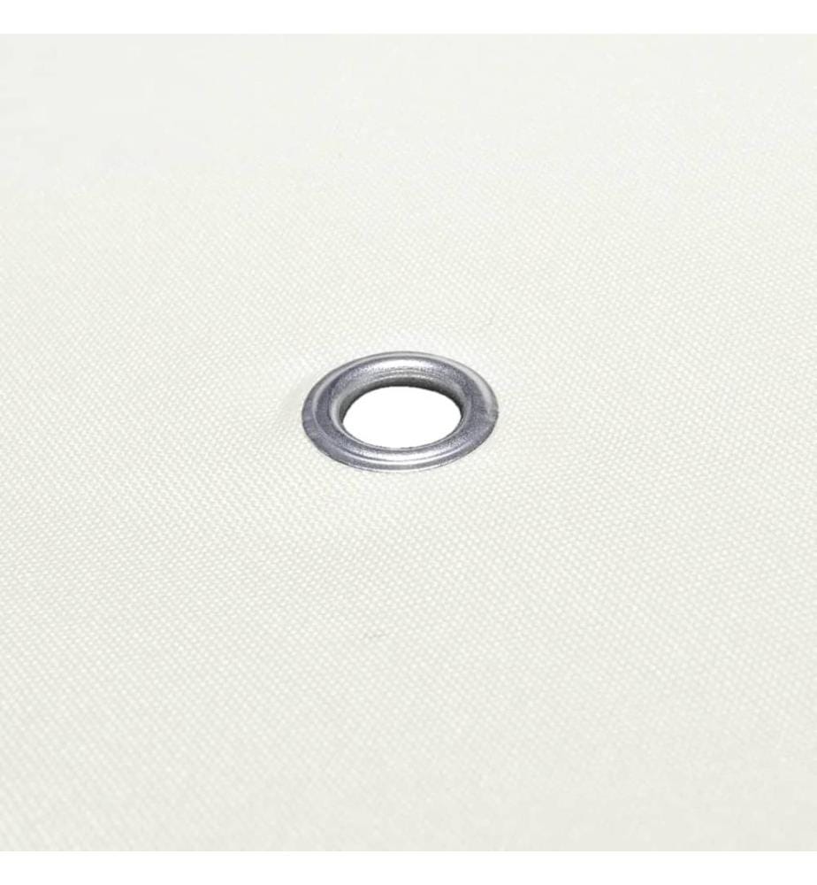 Recouvrement de remplacement d'auvent 310 g/m² Blanc crème 3x4m
