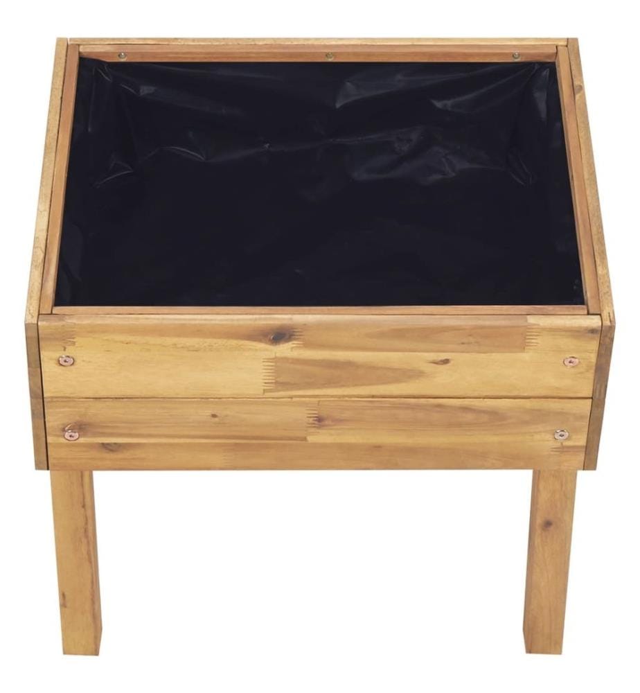 Hochkübel 50 x 40 x 45 cm Massivholz Akazie