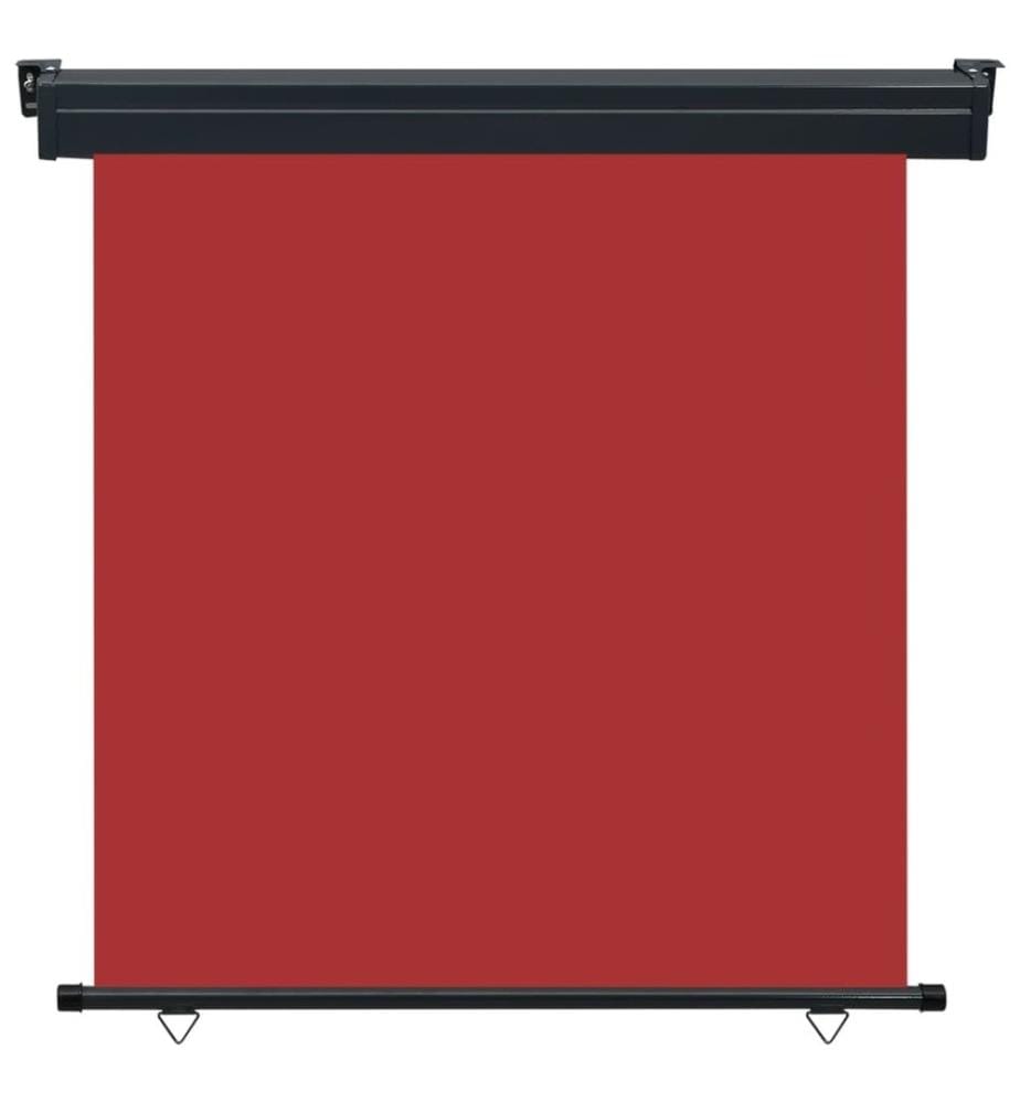 Balkon-Seitenmarkise 160 × 250 cm Rot