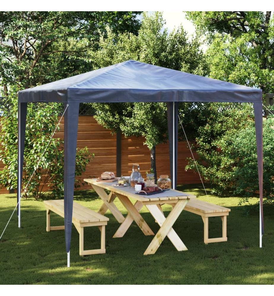 Partyzelt 2,5x2,5 m Blau