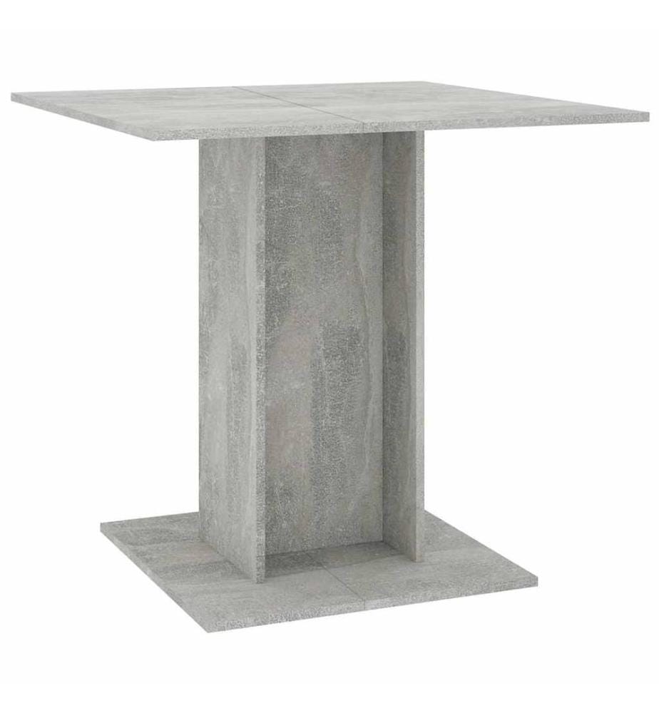 Esstisch Betongrau 80x80x75 cm Holzwerkstoff