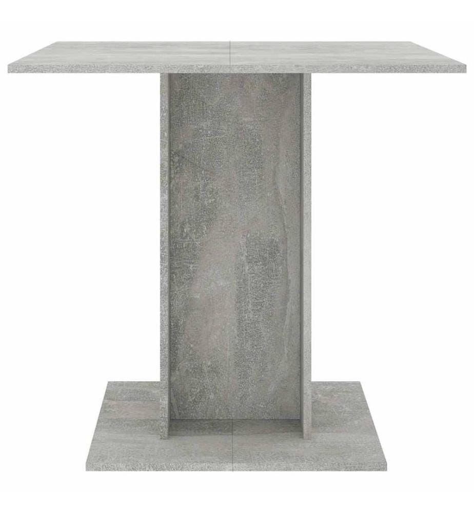 Esstisch Betongrau 80x80x75 cm Holzwerkstoff