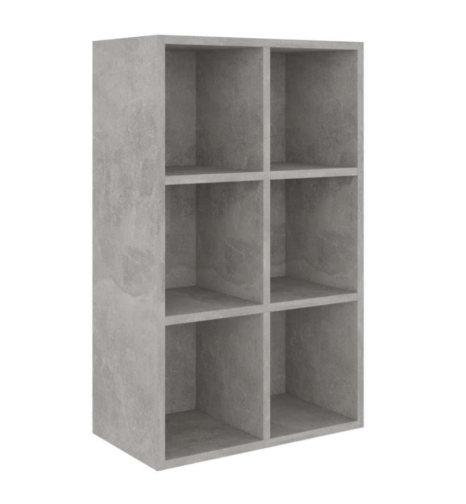 Bücherregal/Sideboard Betongrau 66x30x97,8 cm Holzwerkstoff