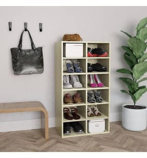 Schuhregal Sonoma-Eiche 54x34x100,5 cm Holzwerkstoff