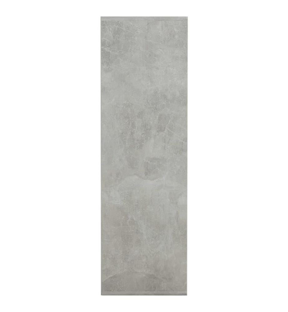 Bücherregal Betongrau 98x30x98 cm Holzwerkstoff
