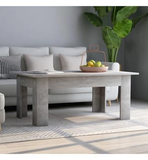 Couchtisch Betongrau 100x60x42 cm Holzwerkstoff