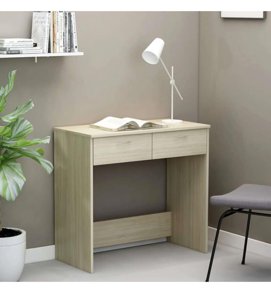 Bureau Chêne Sonoma 80x40x75 cm Aggloméré