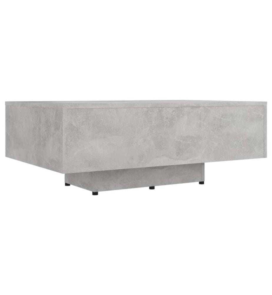 Couchtisch Betongrau 85x55x31 cm Holzwerkstoff