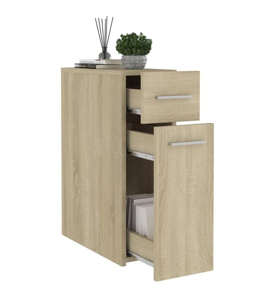 Apothekerschrank Sonoma-Eiche 20x45,5x60 cm Holzwerkstoff