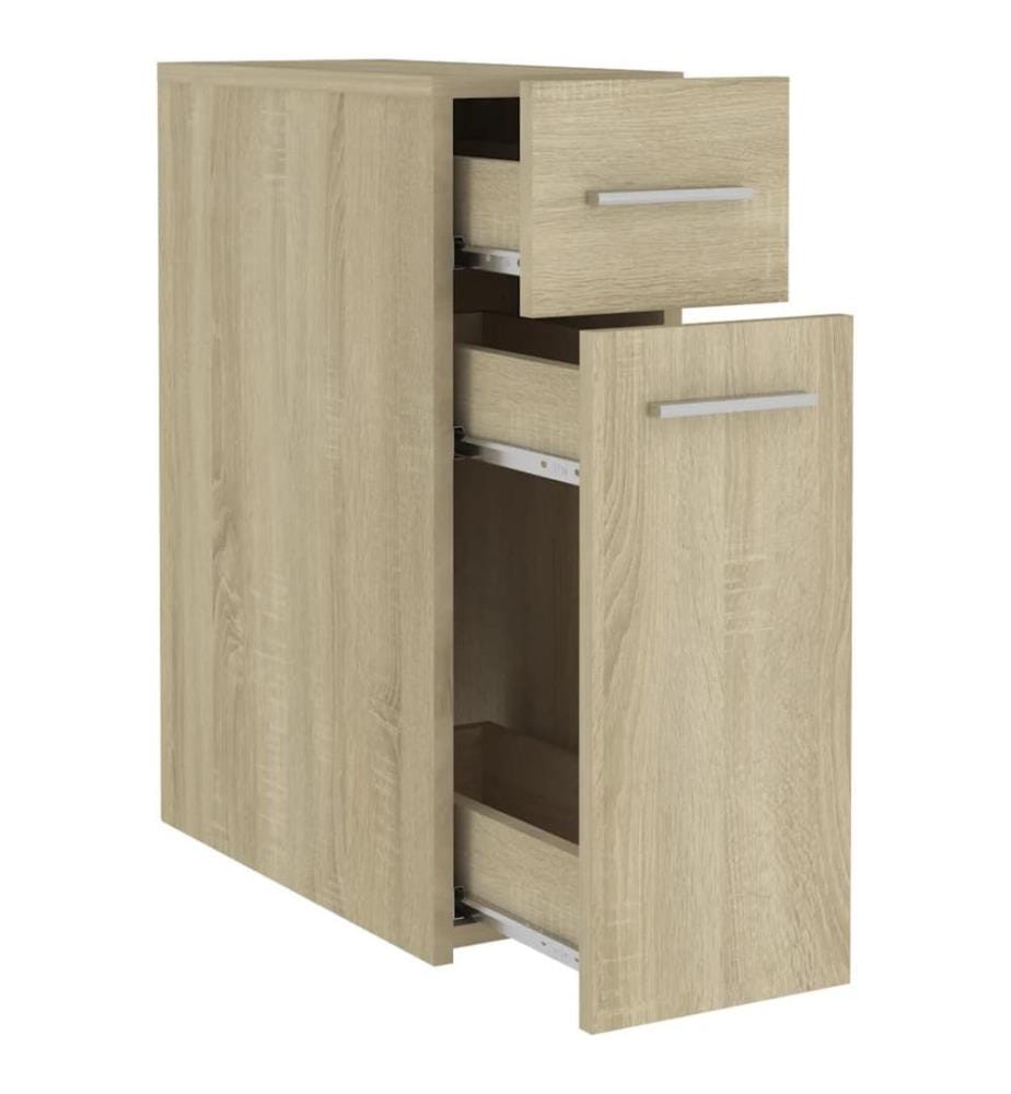 Apothekerschrank Sonoma-Eiche 20x45,5x60 cm Holzwerkstoff