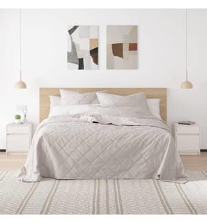 Nachttisch Weiss 40x31x50 cm Massivholz Kiefer