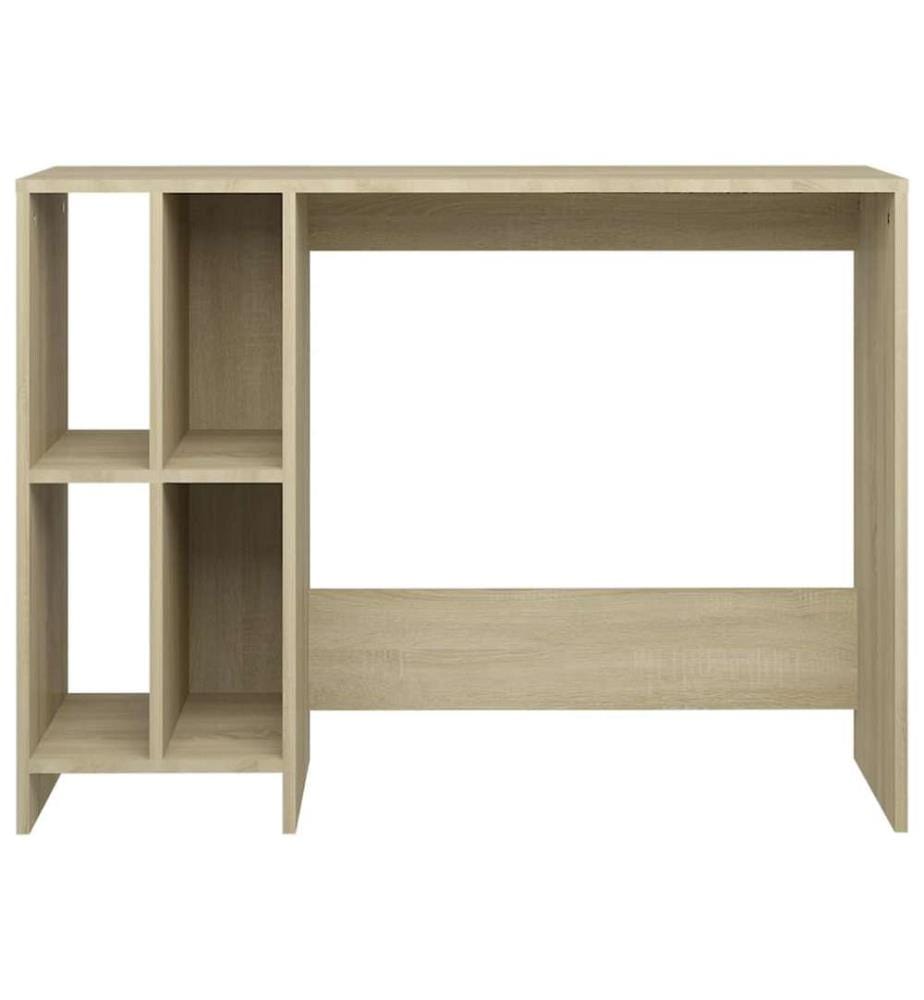 Bureau d'ordinateur portable chêne sonoma bois d'ingénierie
