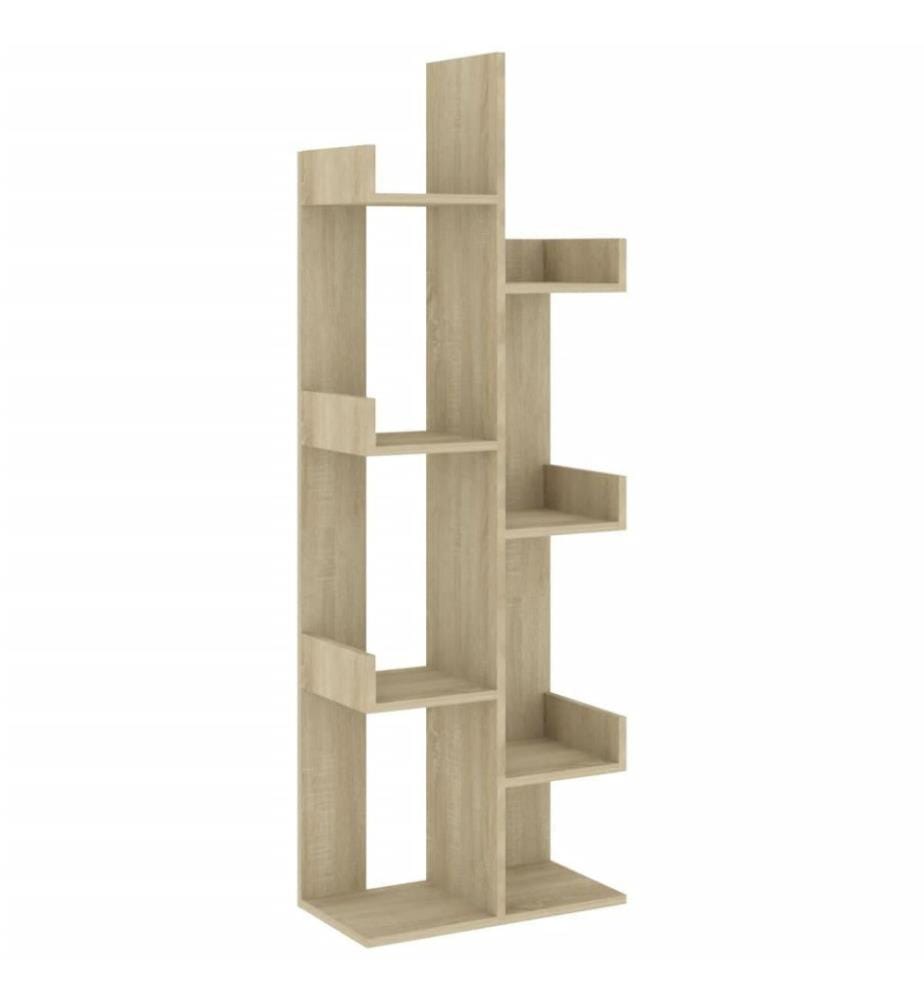 Bücherregal Sonoma-Eiche 48x25,5x140 cm Holzwerkstoff