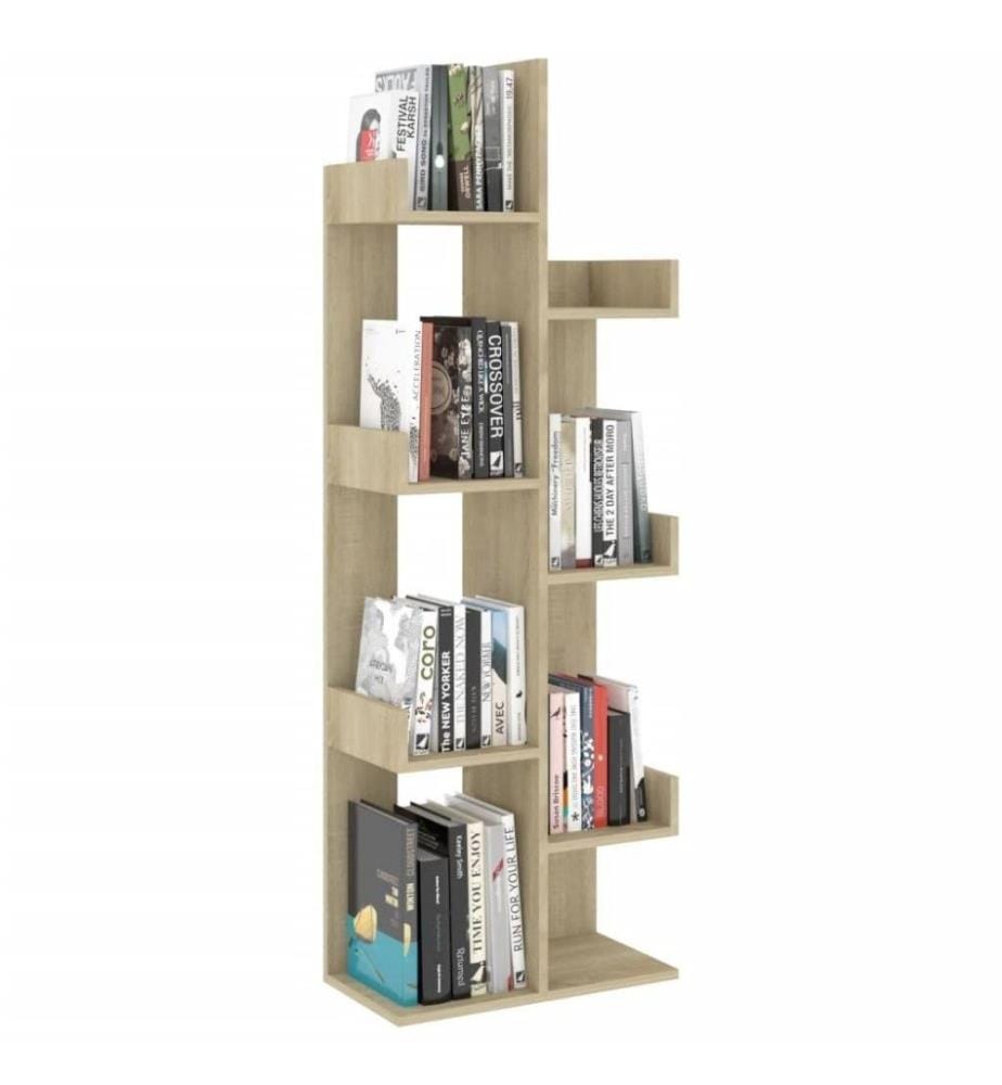 Bücherregal Sonoma-Eiche 48x25,5x140 cm Holzwerkstoff