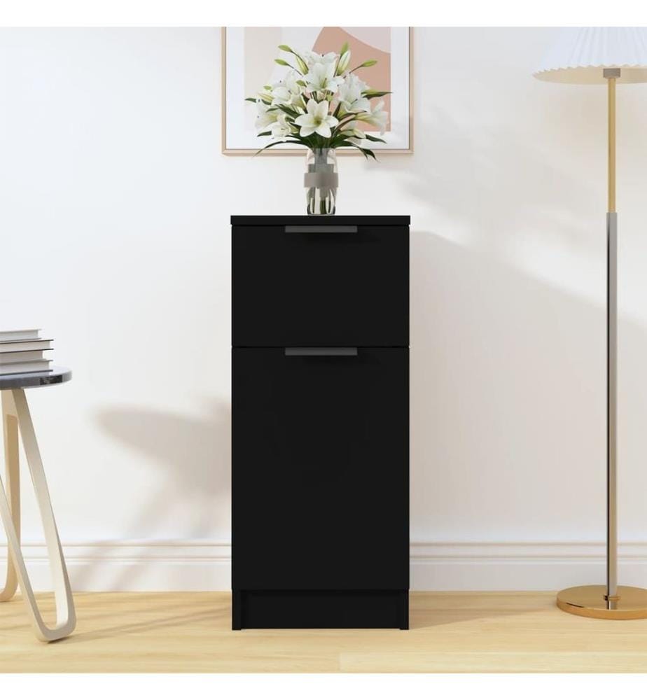Sideboard Schwarz 30x30x70 cm Holzwerkstoff